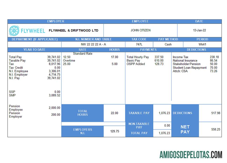 Folha de funcionários da Flywheel & Driftwood Company do Reino Unido baixar para verificação